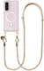 AVY Samsung Galaxy A56 / A36 Hoesje met Koord & MagSafe 130CM Tressé Beige afbeelding 1