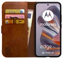 Rosso Element Motorola Edge 60 Neo Hoesje Book Case Wallet Bruin