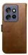 Rosso Element Motorola Edge 60 Neo Hoesje Book Case Wallet Bruin afbeelding 2