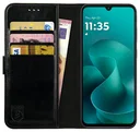 Rosso Element Motorola Moto G06 Hoesje Book Case Wallet Zwart