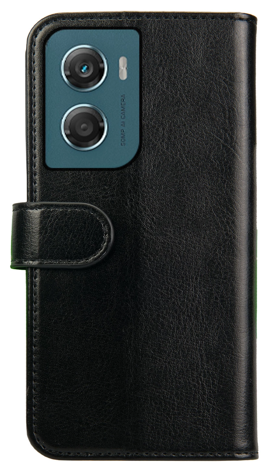 Rosso Element Motorola G06 Power Hoesje Book Case Wallet Zwart afbeelding 2