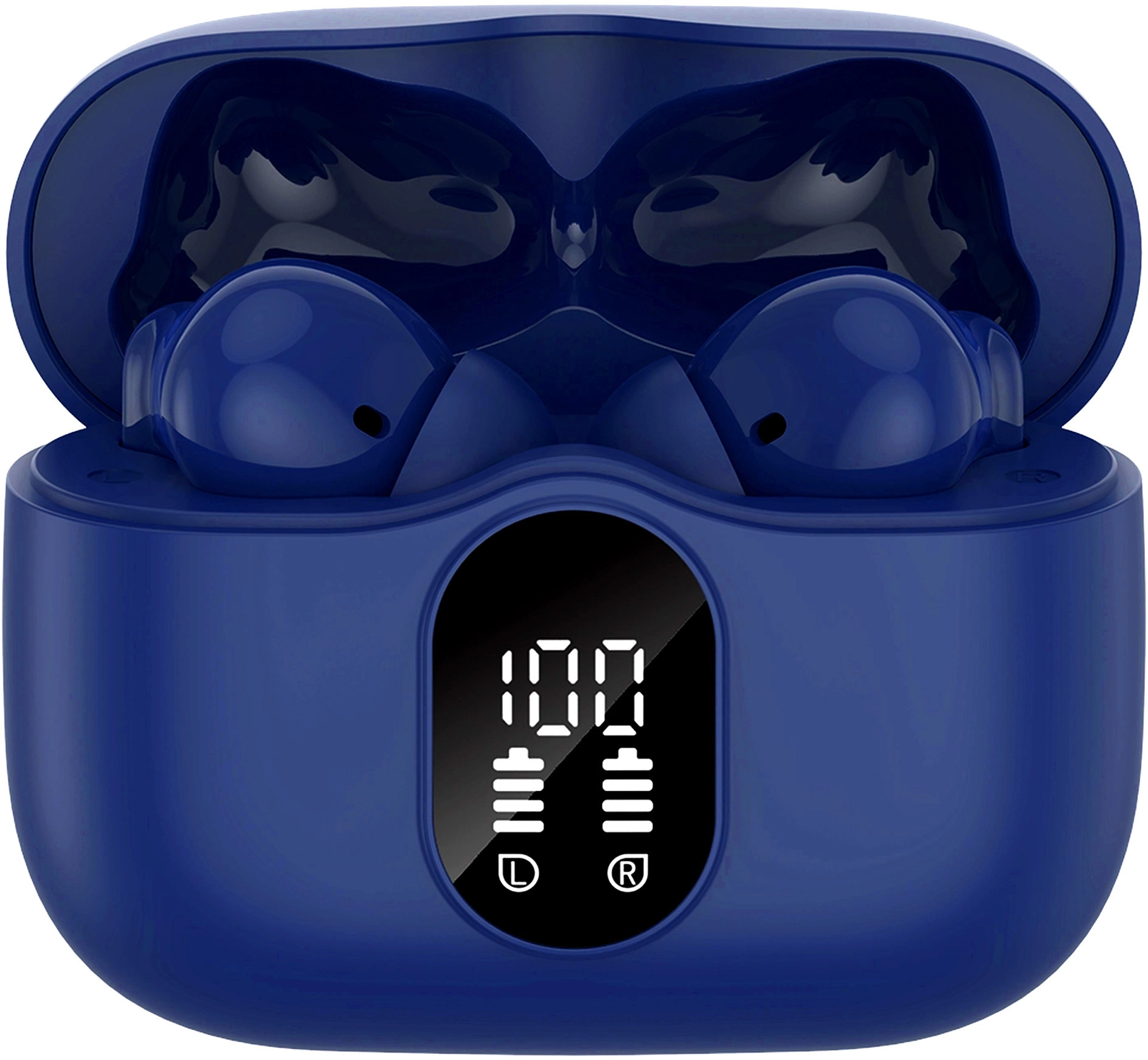 SBG Draadloze Oordopjes Noise Cancelling Bluetooth met Display Donker Blauw afbeelding 11