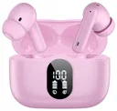 SBG Draadloze Oordopjes Noise Cancelling Bluetooth met Display Roze