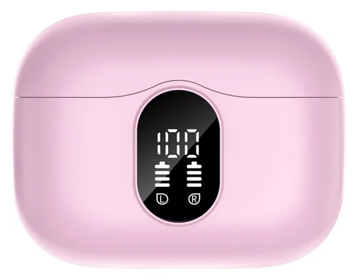 SBG Draadloze Oordopjes Noise Cancelling Bluetooth met Display Roze afbeelding 13