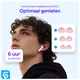 SBG Draadloze Oordopjes Noise Cancelling Bluetooth met Display Roze afbeelding 7