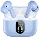 SBG Draadloze Oordopjes Noise Cancelling Bluetooth met Display Licht Blauw
