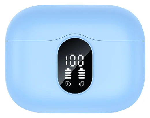 SBG Draadloze Oordopjes Noise Cancelling Bluetooth met Display Licht Blauw afbeelding 13