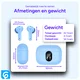 SBG Draadloze Oordopjes Noise Cancelling Bluetooth met Display Licht Blauw afbeelding 8