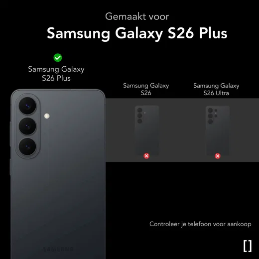 NEKIT Fiber Samsung Galaxy S26 Plus Hoesje MagSafe / Qi2 Kevlar Dun Zwart afbeelding 3