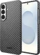 NEKIT Fiber Samsung Galaxy S26 Hoesje MagSafe / Qi2 Kevlar Back Cover Dun Zwart afbeelding 2