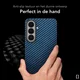 NEKIT Fiber Samsung Galaxy S26 Hoesje MagSafe / Qi2 Kevlar Back Cover Dun Blauw afbeelding 7