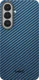 NEKIT Fiber Samsung Galaxy S26 Hoesje MagSafe / Qi2 Kevlar Back Cover Dun Blauw afbeelding 11