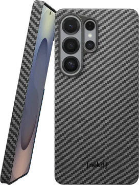 NEKIT Fiber Samsung Galaxy S26 Ultra Hoesje MagSafe / Qi2 Kevlar Dun Zwart