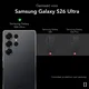 NEKIT Fiber Samsung Galaxy S26 Ultra Hoesje MagSafe / Qi2 Kevlar Dun Zwart afbeelding 3