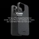 NEKIT Fiber Samsung Galaxy S26 Ultra Hoesje MagSafe / Qi2 Kevlar Dun Zwart afbeelding 17
