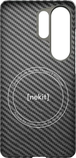 NEKIT Fiber Samsung Galaxy S26 Ultra Hoesje MagSafe / Qi2 Kevlar Dun Zwart afbeelding 10