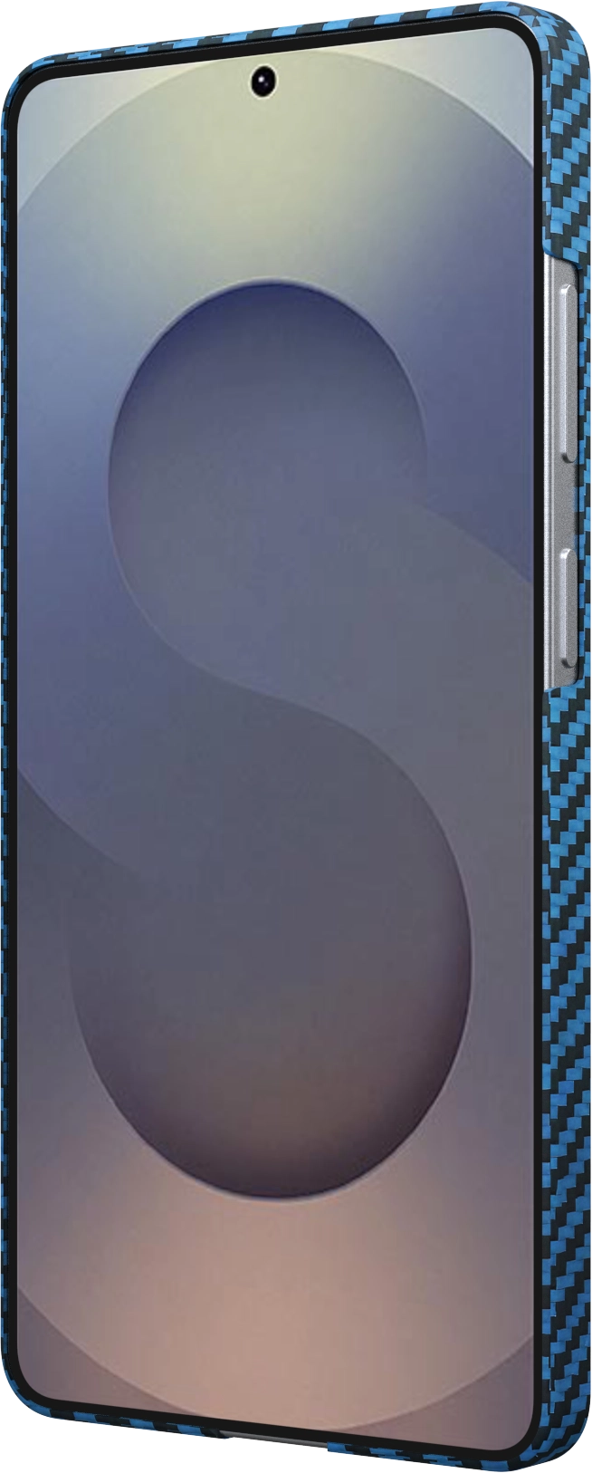 NEKIT Fiber Samsung Galaxy S26 Ultra Hoesje MagSafe / Qi2 Kevlar Dun Blauw afbeelding 16