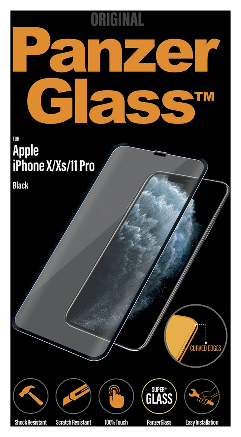 PanzerGlass iPhone 11 Pro / XS / X Screen Protector Case Friendly Zwart afbeelding 4