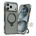 TORRAS Ostand Q3 Air iPhone 17 Pro Max Hoesje MagSafe 360° Kickstand Zwart