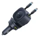 Baseus PrimeTrip VR2 Max Autolader 100W met 2 Uitrekbare USB-C Kabels Zwart afbeelding 1
