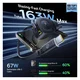 Baseus PrimeTrip VR2 Max Autolader 100W met 2 Uitrekbare USB-C Kabels Zwart afbeelding 2