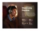 Baseus Inspire Noise Cancelling Draadloze Koptelefoon 100 Uur Batterij Wit afbeelding 6