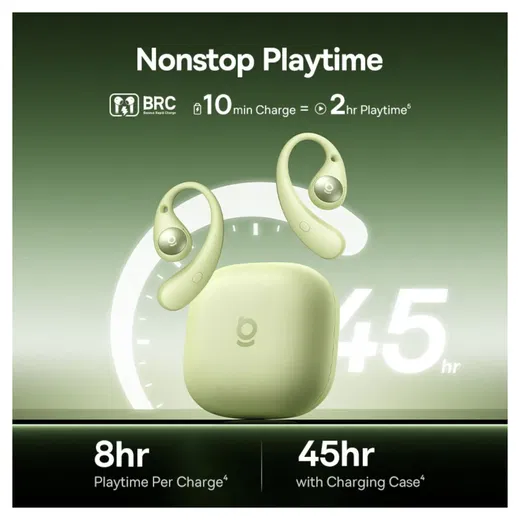 Baseus Eli Sport 2 Open-Ear True Wireless Earbuds Draadloze Oordopjes Zwart afbeelding 3