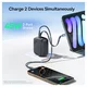 Baseus EnerCore CJ11 45W USB-C Snellader met Ingebouwde USB-C Kabel Zwart afbeelding 4
