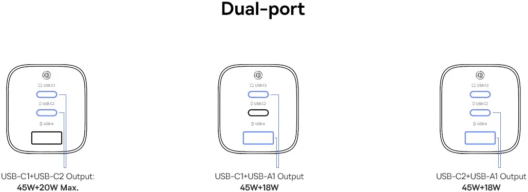 Baseus PicoGo AE11 67W USB-A/USB-C Snellader Fast Charge Zwart afbeelding 9