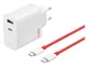 Originele OnePlus SUPERVOOC 80W Snellader + USB-C Kabel 1M Wit afbeelding 1