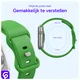 SBG Siliconen - Apple Watch Bandje - 1-11/SE - 38/40/41/42MM - Lichtgroen afbeelding 5