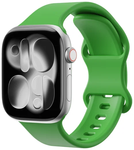 SBG Siliconen Apple Watch Band 1-11/SE/Ultra - 49/46/45/44/42MM - Lichtgroen afbeelding 1