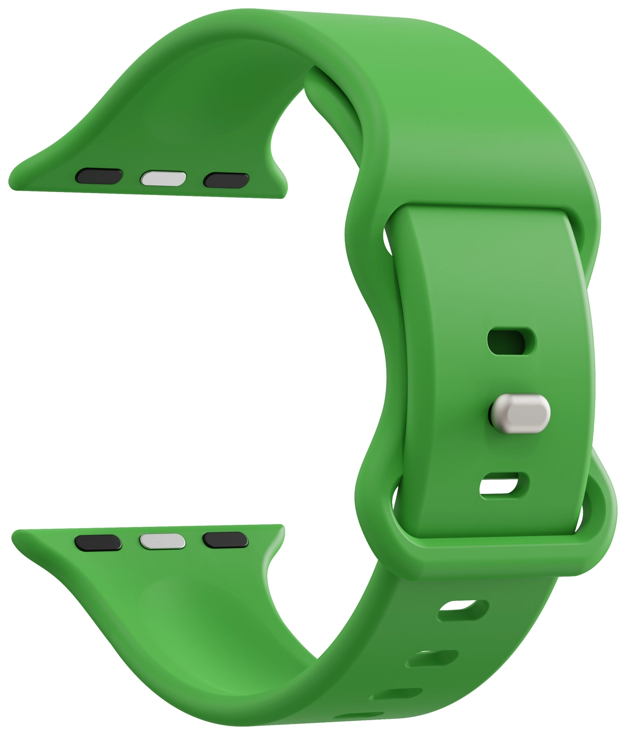 SBG Siliconen Apple Watch Band 1-11/SE/Ultra - 49/46/45/44/42MM - Lichtgroen afbeelding 9