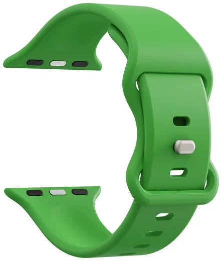 SBG Siliconen Apple Watch Band 1-11/SE/Ultra - 49/46/45/44/42MM - Lichtgroen afbeelding 9