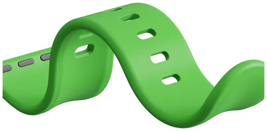 SBG Siliconen Apple Watch Band 1-11/SE/Ultra - 49/46/45/44/42MM - Lichtgroen afbeelding 12