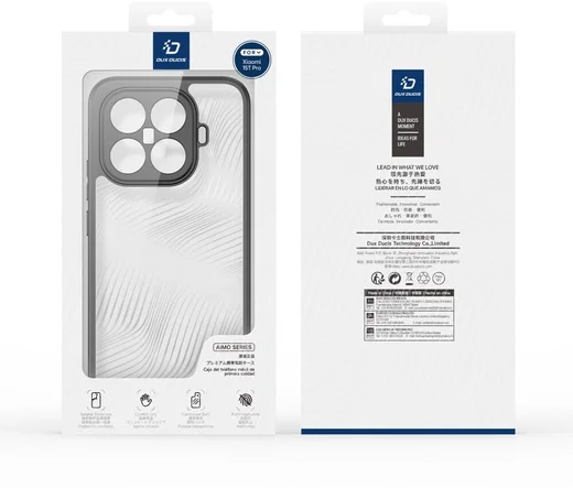 Dux Ducis Aimo Xiaomi 15T Pro Hoesje Back Cover Zwart afbeelding 9
