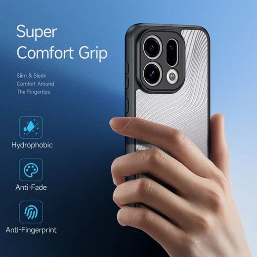 Dux Ducis Aimo Oppo Find X9 Pro Hoesje Back Cover Zwart afbeelding 4