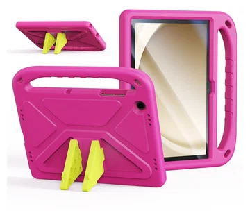 Dux Ducis PUFF Samsung Tab A11 Plus / A9 Plus Kinder Tablethoes Handvat Roze