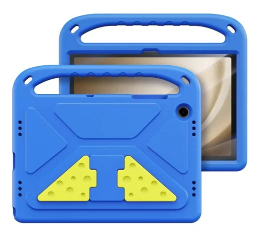 Dux Ducis PUFF Samsung Tab A11 Plus/A9 Plus Kinder Tablethoes met Handvat Blauw afbeelding 2