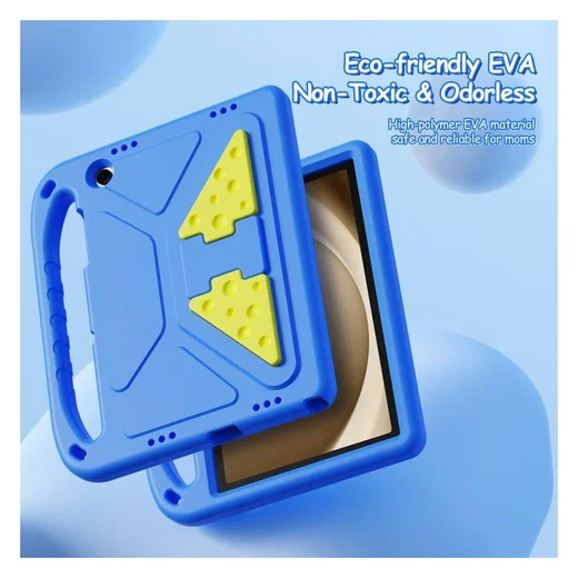 Dux Ducis PUFF Samsung Tab A11 Plus/A9 Plus Kinder Tablethoes met Handvat Blauw afbeelding 4