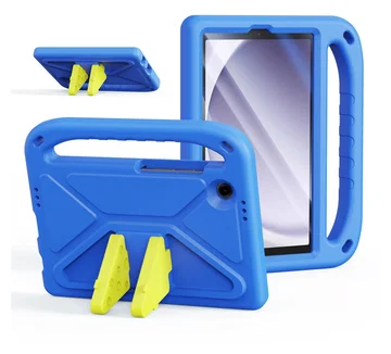 Dux Ducis PUFF Samsung Tab A11 / Tab A9 Kinder Tablethoes met Handvat Blauw