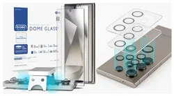 Whitestone Dome Glass + EZ Camera protector Galaxy S24 Ultra - 2 packs afbeelding