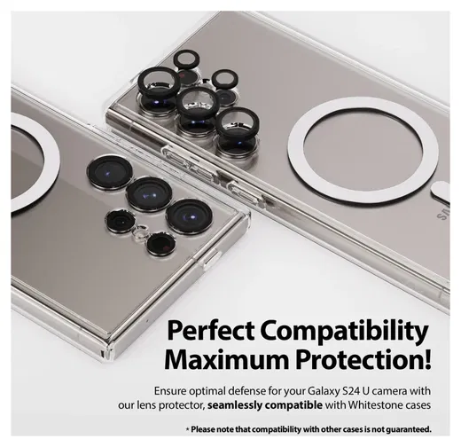Whitestone Dome Glass + EZ Camera protector Galaxy S24 Ultra - 2 packs afbeelding 11
