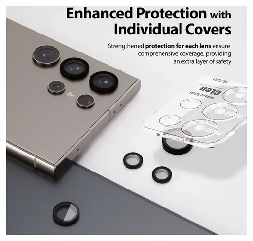 Whitestone Dome Glass + EZ Camera protector Galaxy S24 Ultra - 2 packs afbeelding 7