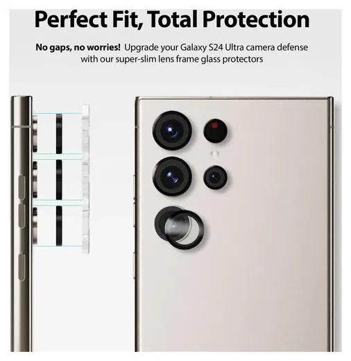 Whitestone Dome Glass + EZ Camera protector Galaxy S24 Ultra - 2 packs afbeelding 9