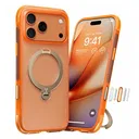 TORRAS Ostand Q3 Air iPhone 17 Pro Max Hoesje MagSafe 360° Kickstand Oranje