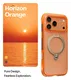 TORRAS Ostand Q3 Air iPhone 17 Pro Max Hoesje MagSafe 360° Kickstand Oranje afbeelding 3