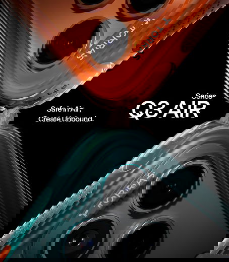 TORRAS Ostand Q3 Air iPhone 17 Pro Max Hoesje MagSafe 360° Kickstand Oranje afbeelding 8