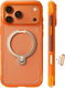 TORRAS Ostand Q3 Air iPhone 17 Pro Max Hoesje MagSafe 360° Kickstand Oranje afbeelding 2