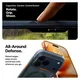 TORRAS Ostand Q3 Air Apple iPhone 17 Pro Hoesje MagSafe 360° Kickstand Blauw afbeelding 5